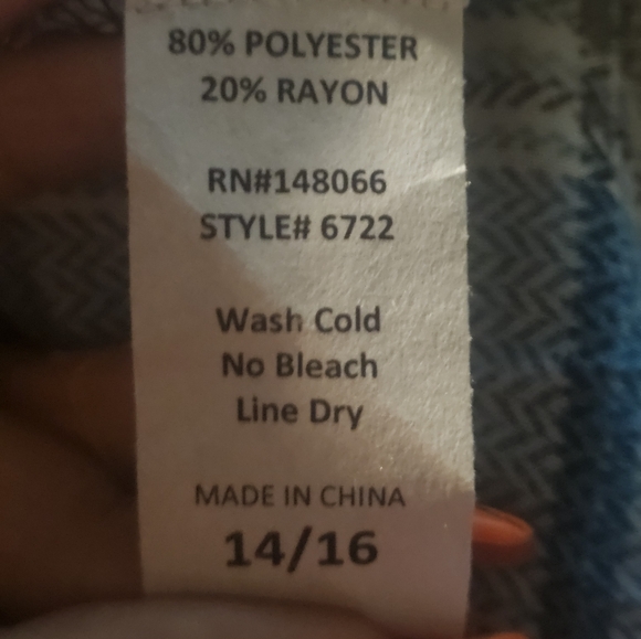 Christine V Tunic sz 14/16 "Layered look" NWT - Picture 5 of 5